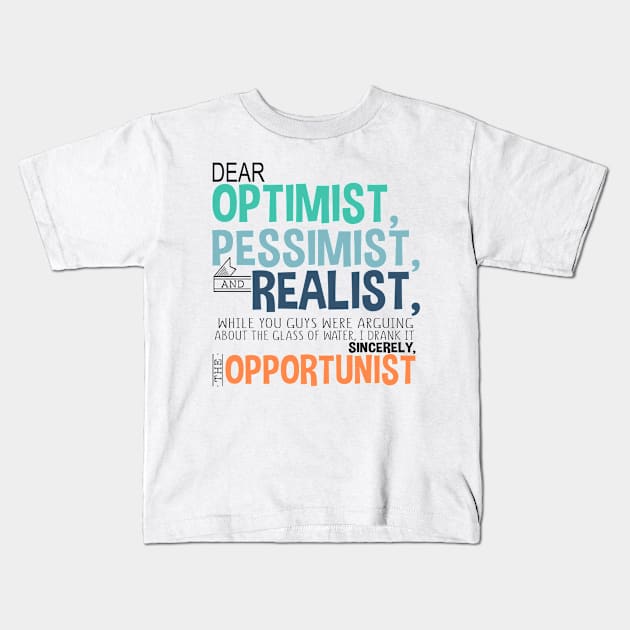 The Opportunist Kids T-Shirt by Hudkins